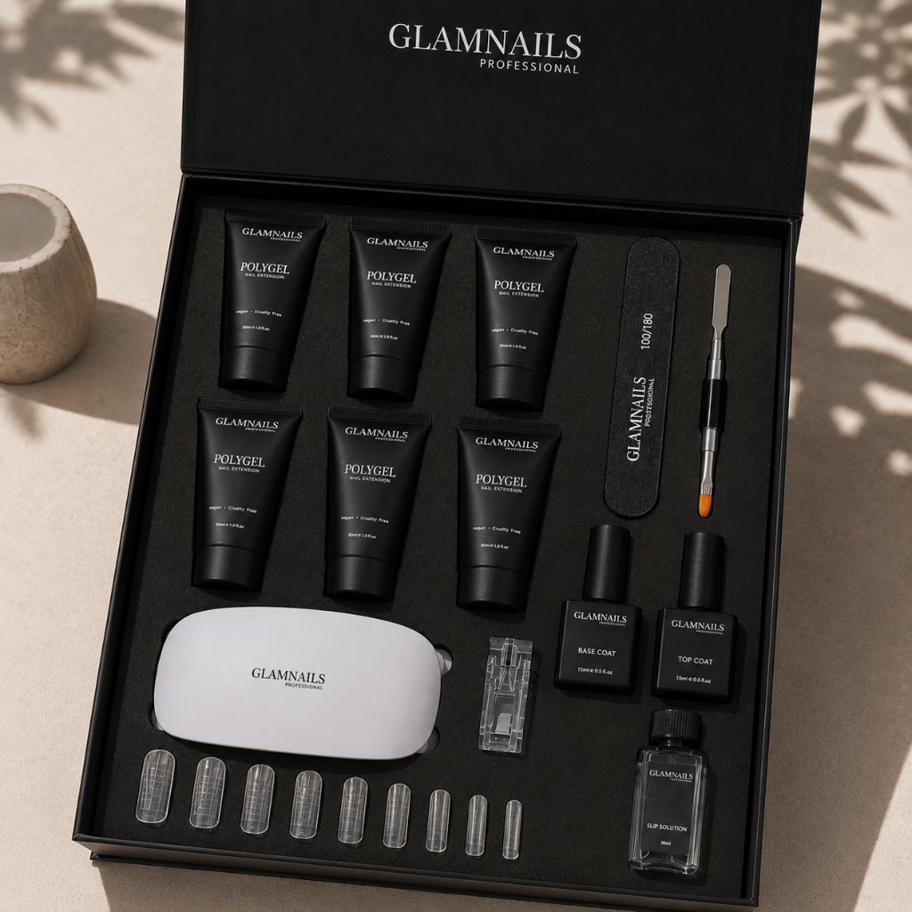 Polygel Starterset | 3+3 Gratis Kleuren Glamnailsprofessional 