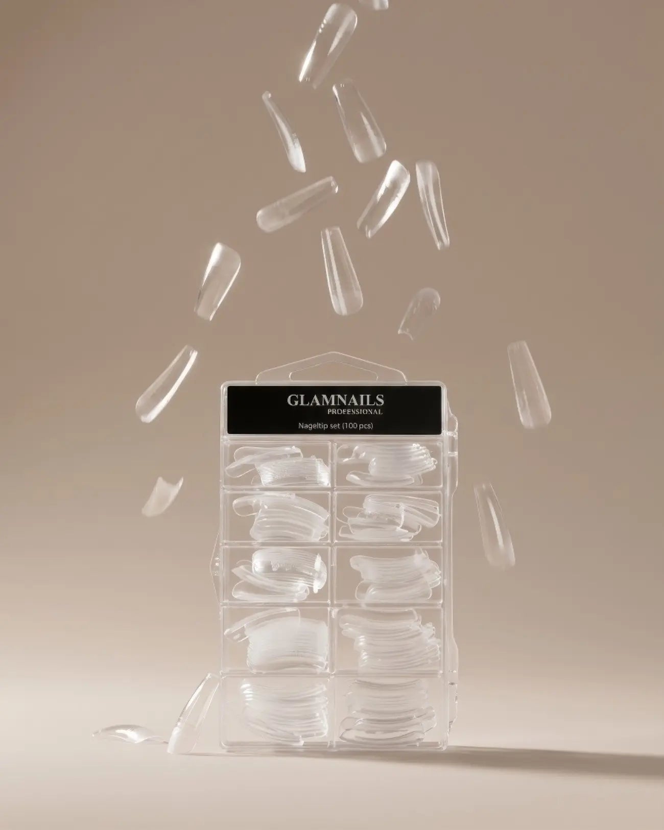 Glamnailsprofessional Gezondheid & beauty > Nagelverzorging > Nageltools Nageltip Set (100 stuks)