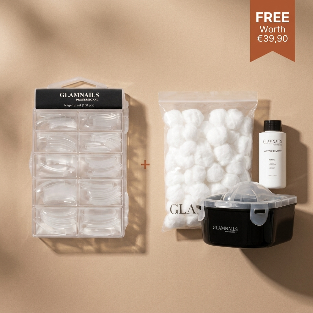Polygel Starterset | 4+4 Gratis Kleuren Glamnailsprofessional 